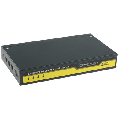 Brainboxes 4 Port RS232 Device server