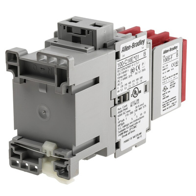 Allen Bradley 100S-C Series Contactor, 24 V dc Coil, 3-Pole, 16 A, 2NO + 3NC, 690 V ac