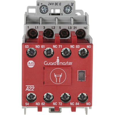 Allen Bradley 100S-C Series Contactor, 24 V dc Coil, 3-Pole, 23 A, 2NO + 3NC, 690 V ac