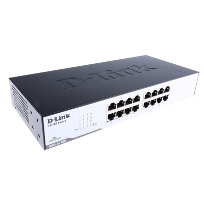 D-Link, 16 port Unmanaged Ethernet Switch, Desktop