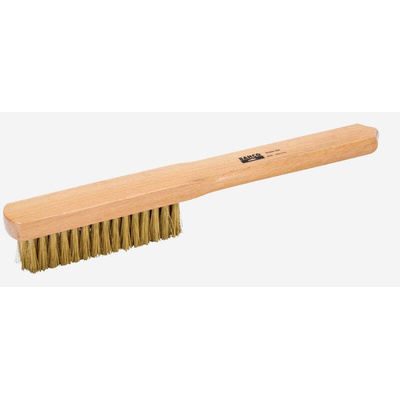 Bahco Wood 28mm Brass Wire Brush, For Cleaning Metallic Surfaces