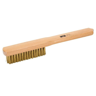 Bahco Wood 28mm Brass Wire Brush, For Cleaning Metallic Surfaces