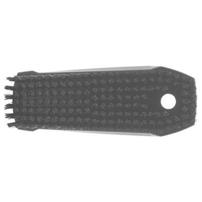 Vikan Hard Bristle Black Scrubbing Brush, 17mm bristle length, Polyester bristle material