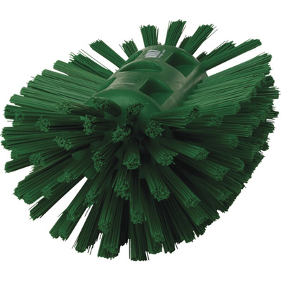 Vikan Hard Bristle Green Scrubbing Brush, 40mm bristle length, Polyester bristle material