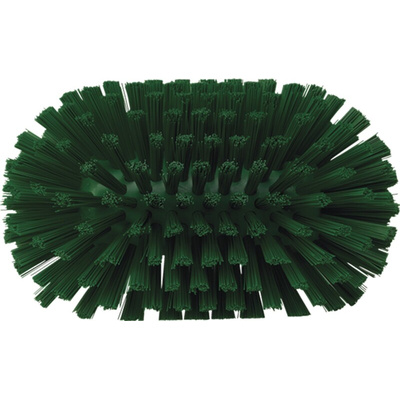Vikan Hard Bristle Green Scrubbing Brush, 40mm bristle length, Polyester bristle material