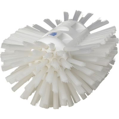 Vikan Hard Bristle White Scrubbing Brush, 40mm bristle length, Polyester bristle material