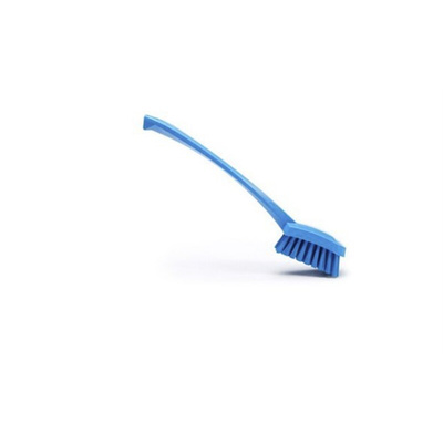 Vikan Hard Bristle Blue Scrubbing Brush, 36mm bristle length, Polyester bristle material