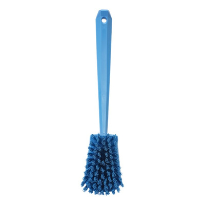 Vikan Hard Bristle Blue Scrubbing Brush, 36mm bristle length, Polyester bristle material