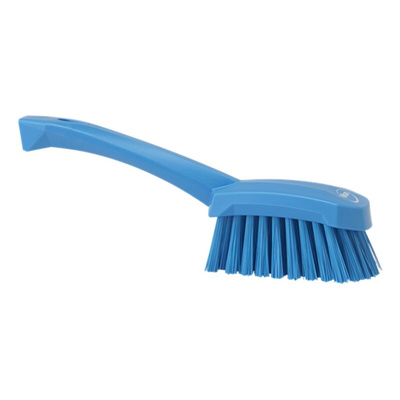 Vikan Hard Bristle Blue Scrubbing Brush, 36mm bristle length, Polyester bristle material
