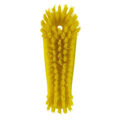 Vikan Hard Bristle Yellow Scrubbing Brush, 36mm bristle length, Polyester bristle material
