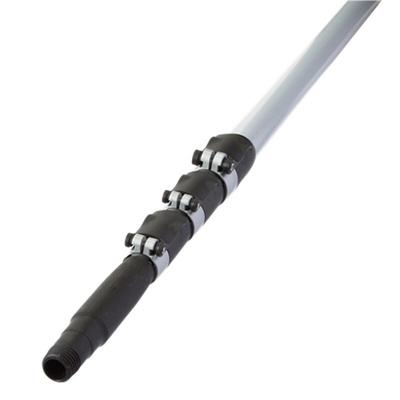Vikan Grey Telescopic Broom Handle, 1.88m, for use with Cleaning on Top of Overhead Pipe, High Walls and Tank