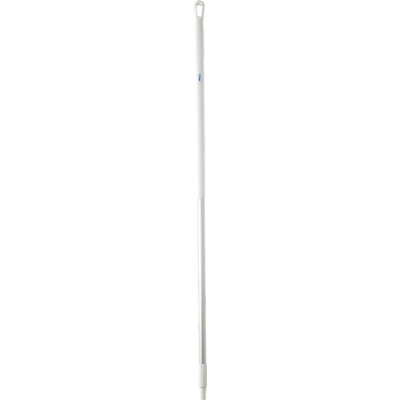Vikan White Broom Handle, 1.51m, for use with Vikran Brooms, Vikran Squeegees