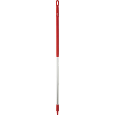 Vikan Red Broom Handle, 1.51m, for use with Vikran Brooms, Vikran Squeegees