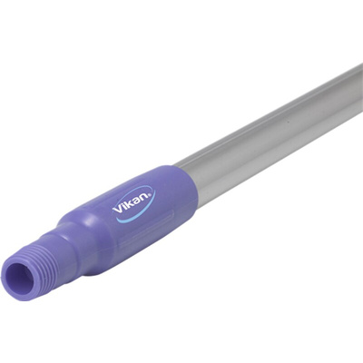 Vikan Purple Broom Handle, 1.31m, for use with Vikran Brooms, Vikran Squeegees