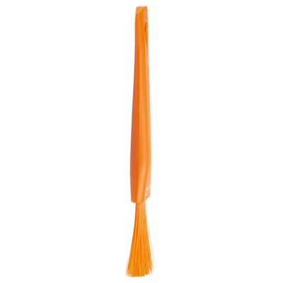 Vikan Soft Bristle Orange Scrubbing Brush, 57mm bristle length, Polyester bristle material
