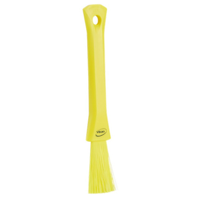 Vikan Soft Bristle Yellow Scrubbing Brush, 57mm bristle length, Polyester bristle material