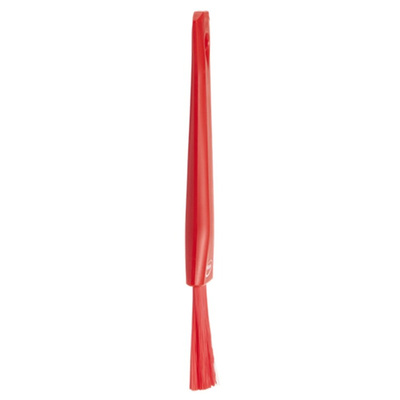 Vikan Soft Bristle Red Scrubbing Brush, 57mm bristle length, Polyester bristle material