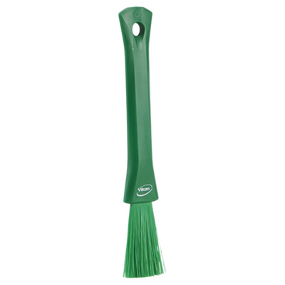 Vikan Soft Bristle Green Scrubbing Brush, 57mm bristle length, Polyester bristle material