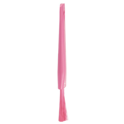 Vikan Soft Bristle Pink Scrubbing Brush, 57mm bristle length, Polyester bristle material