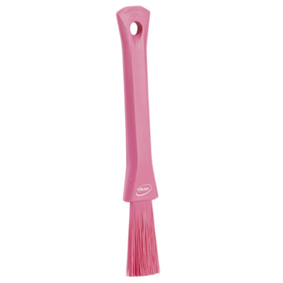 Vikan Soft Bristle Pink Scrubbing Brush, 57mm bristle length, Polyester bristle material