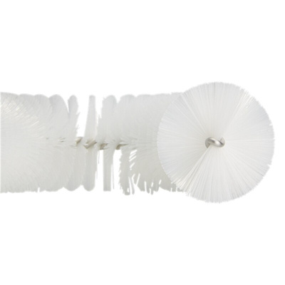 Vikan Medium Bristle White Scrubbing Brush, Polyester bristle material