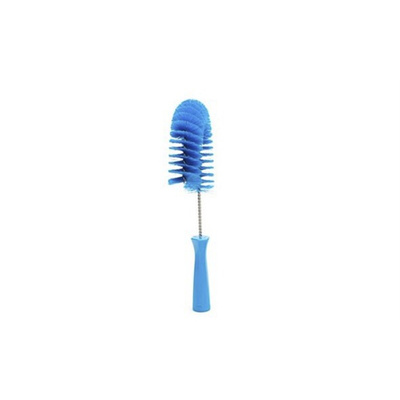 Vikan Medium Bristle Blue Scrubbing Brush, Polyester bristle material