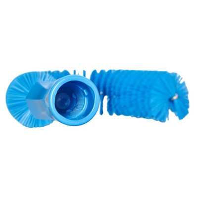 Vikan Medium Bristle Blue Scrubbing Brush, Polyester bristle material