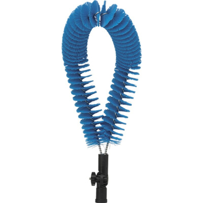 Vikan Medium Bristle Blue Scrubbing Brush, 25mm bristle length, Polyester bristle material