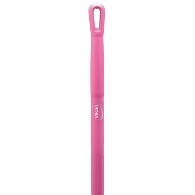 Vikan Pink Anodised Aluminium, Polypropylene Mop Handle, 1.51m