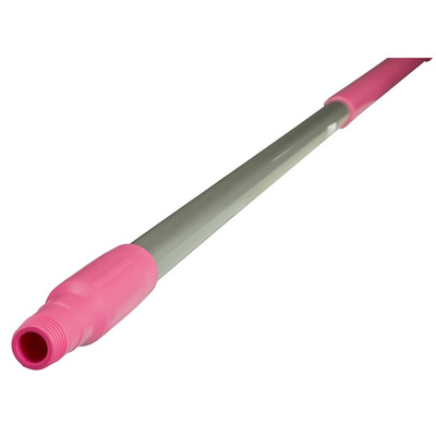 Vikan Pink Anodised Aluminium, Polypropylene Mop Handle, 1.51m