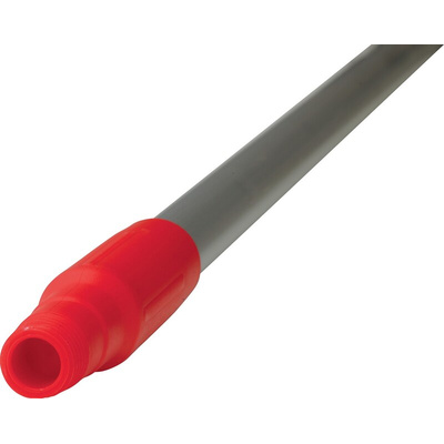 Vikan Red Anodised Aluminium, Polypropylene Mop Handle, 1.26m