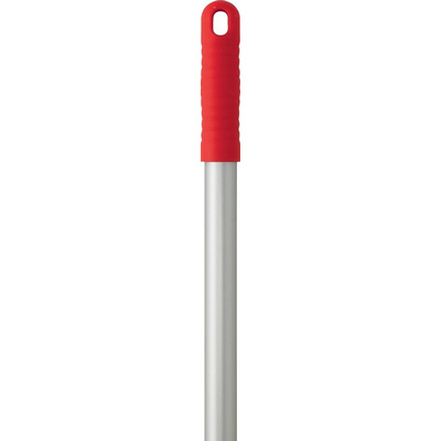 Vikan Red Anodised Aluminium, Polypropylene Mop Handle, 1.26m