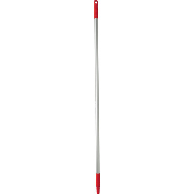 Vikan Red Anodised Aluminium, Polypropylene Mop Handle, 1.26m