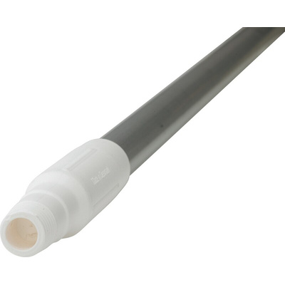 Vikan White Anodised Aluminium, Polypropylene Mop Handle, 1.26m