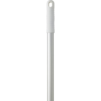 Vikan White Anodised Aluminium, Polypropylene Mop Handle, 1.26m