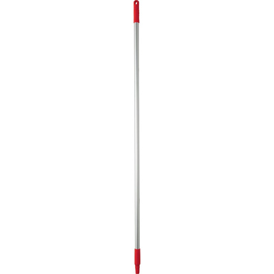 Vikan Red Anodised Aluminium, Polypropylene Mop Handle, 1.46m