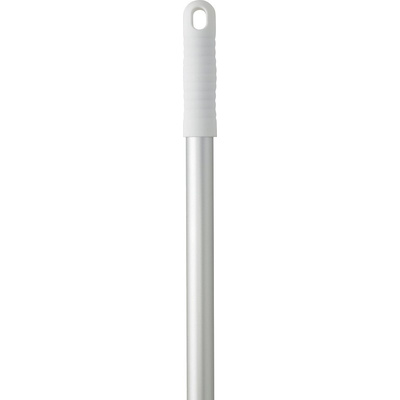 Vikan White Anodised Aluminium, Polypropylene Mop Handle, 1.46m