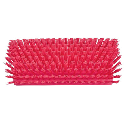 Vikan Medium Bristle Pink Scrubbing Brush, 41mm bristle length, PET bristle material