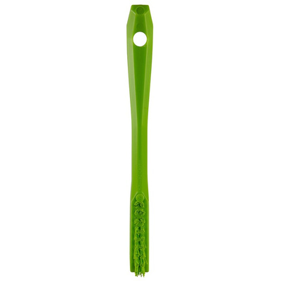 Vikan Extra Hard Bristle Green Scrubbing Brush, 15mm bristle length, PET bristle material