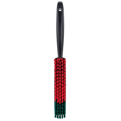 Vikan Hard Bristle Black Scrubbing Brush, 34mm bristle length, Polyester bristle material