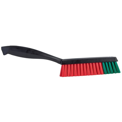 Vikan Hard Bristle Black Scrubbing Brush, 34mm bristle length, Polyester bristle material