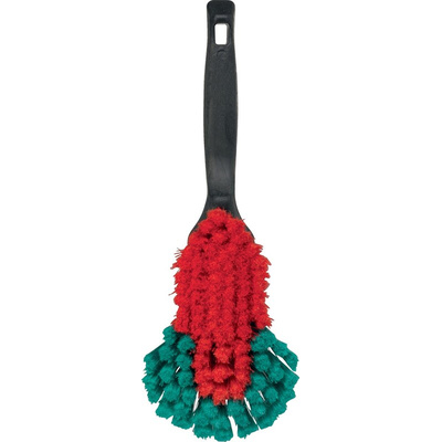 Vikan Soft Bristle Black Scrubbing Brush, 40mm bristle length, Polyester bristle material