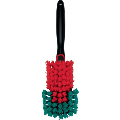 Vikan Soft Bristle Black Scrubbing Brush, 45mm bristle length, Polyester bristle material