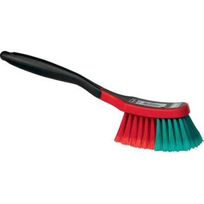 Vikan Soft Bristle Black Scrubbing Brush, 45mm bristle length, Polyester bristle material