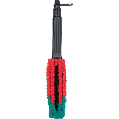 Vikan Soft Bristle Black Scrubbing Brush, 50mm bristle length, Polyester bristle material