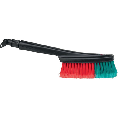 Vikan Soft Bristle Black Scrubbing Brush, 50mm bristle length, Polyester bristle material