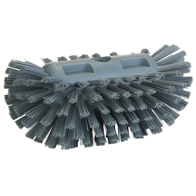 Vikan Hard Bristle Grey Scrubbing Brush, 40mm bristle length, PET bristle material