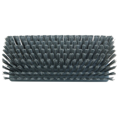 Vikan Medium Bristle Grey Scrubbing Brush, 41mm bristle length, PET bristle material