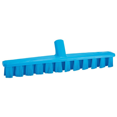 Vikan Hard Bristle Blue Scrubbing Brush, 37mm bristle length, PET bristle material