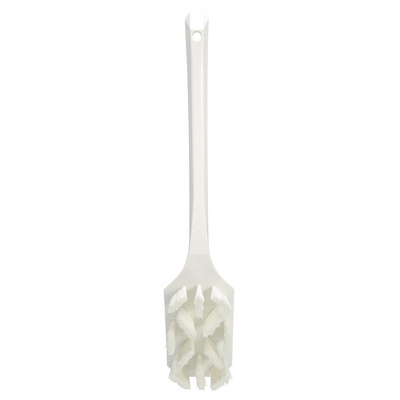 Vikan Hard Bristle White Scrubbing Brush, 37mm bristle length, PET bristle material